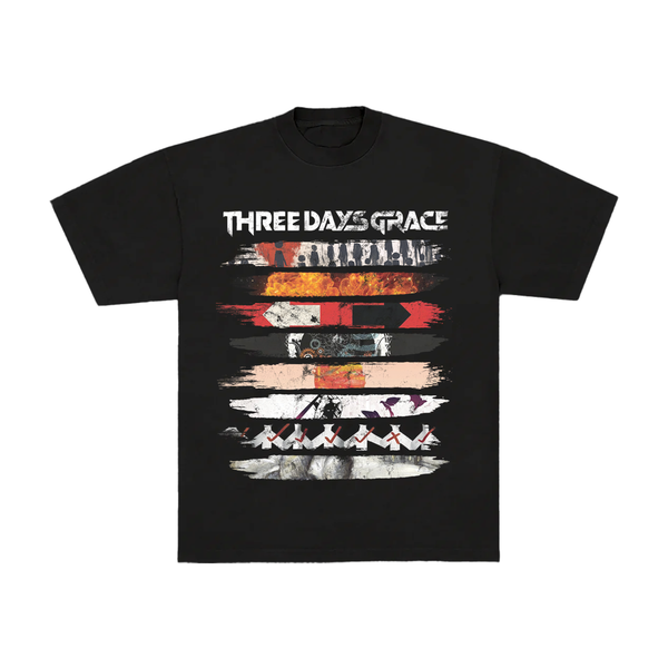 2026 Album Stripe Tour T-Shirt – Three Days Grace