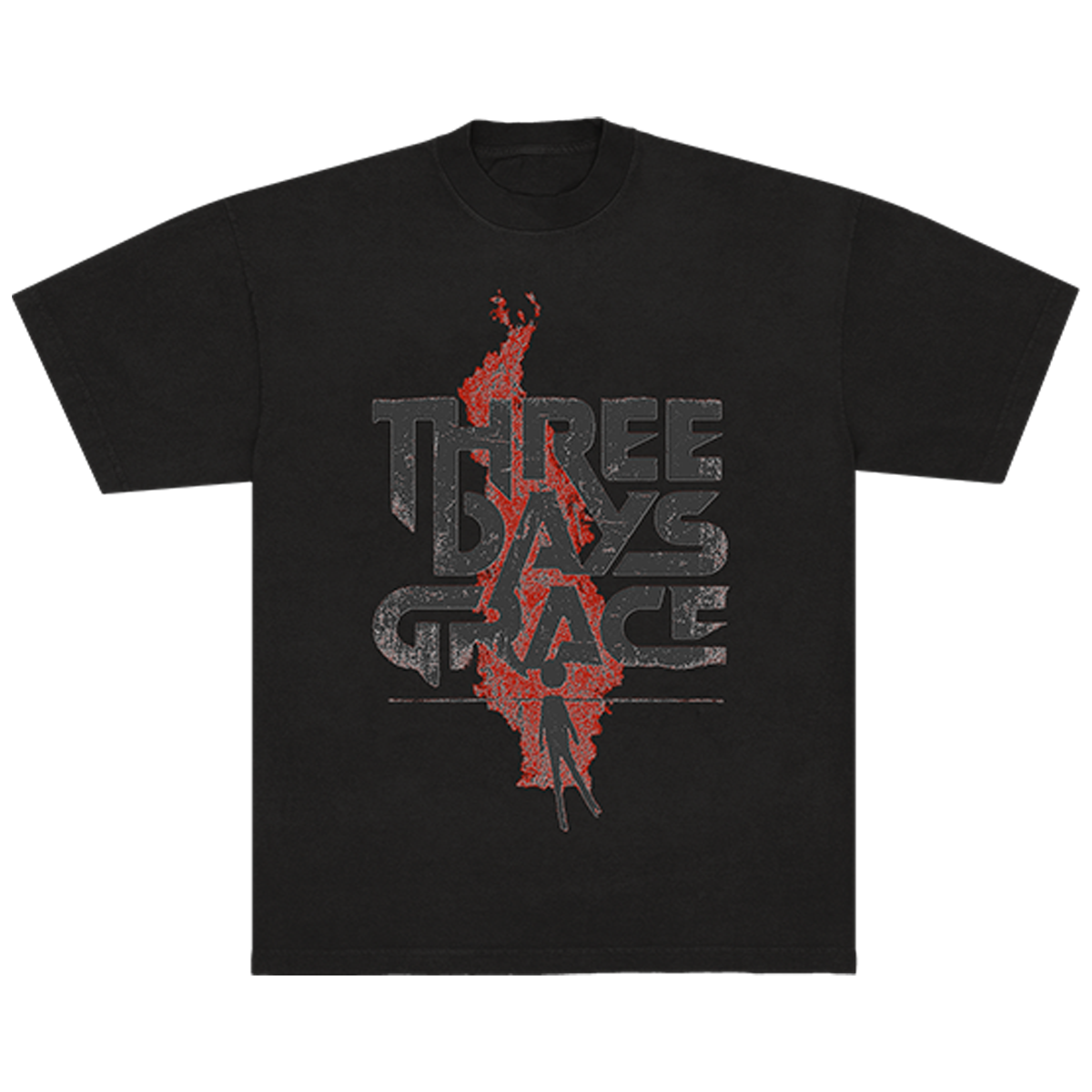 Alienation Flames Tee Front