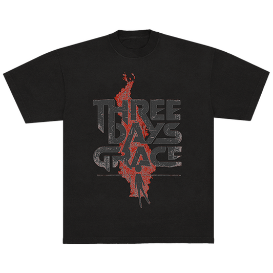 Alienation Flames Tee Front