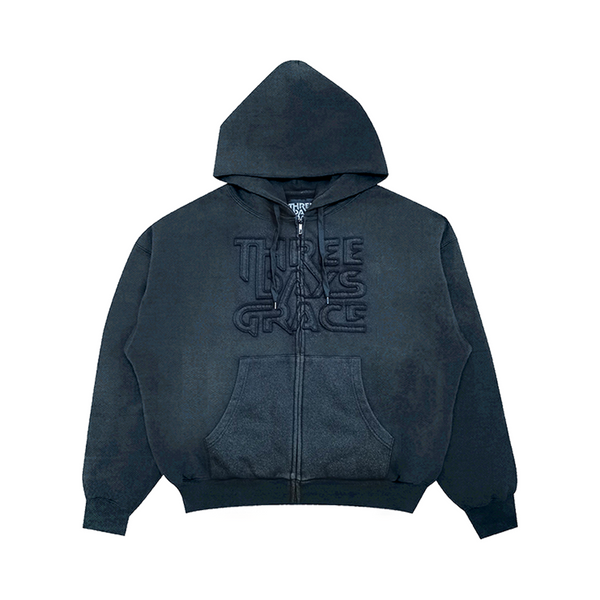 希少スリーデイズグレース XL Three Days Grace Zip Hoodie