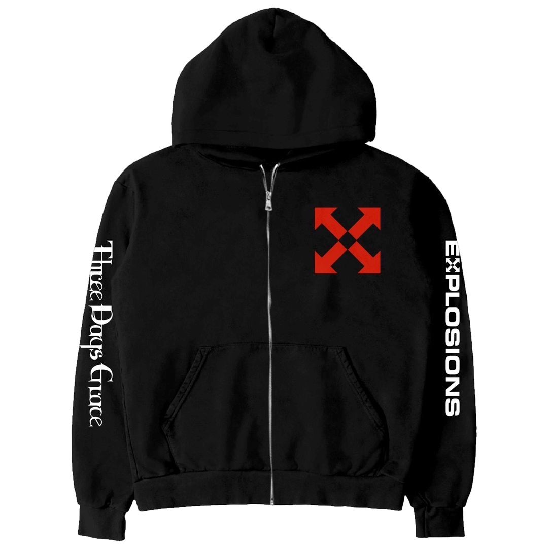 EXPLOSIONS 2023 Tour Zip Hoodie – Three Days Grace