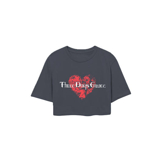 EXPLOSIONS Three Days Grace Crop Tee-Three Days Grace