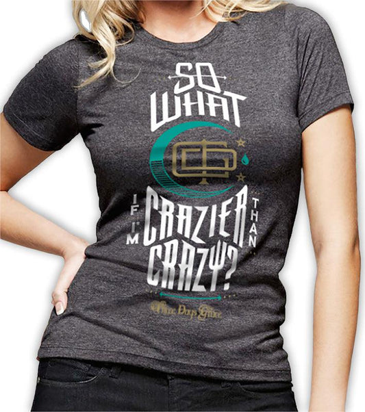 Women's So What Grey T Shirt-Three Days Grace
